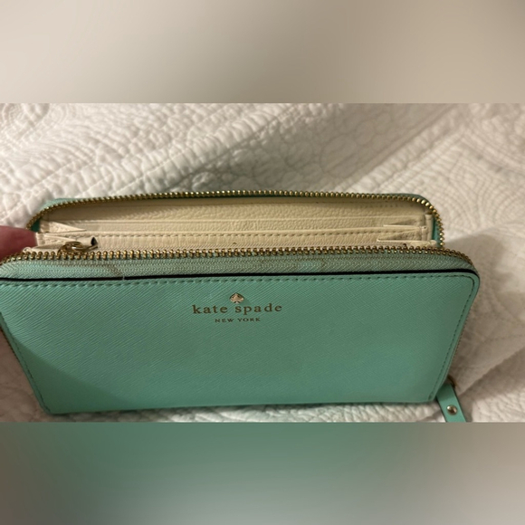 KATE SPADE ♠️ New York Cedar Street Lacey Wallet, Fresh Air - Picture 10 of 12